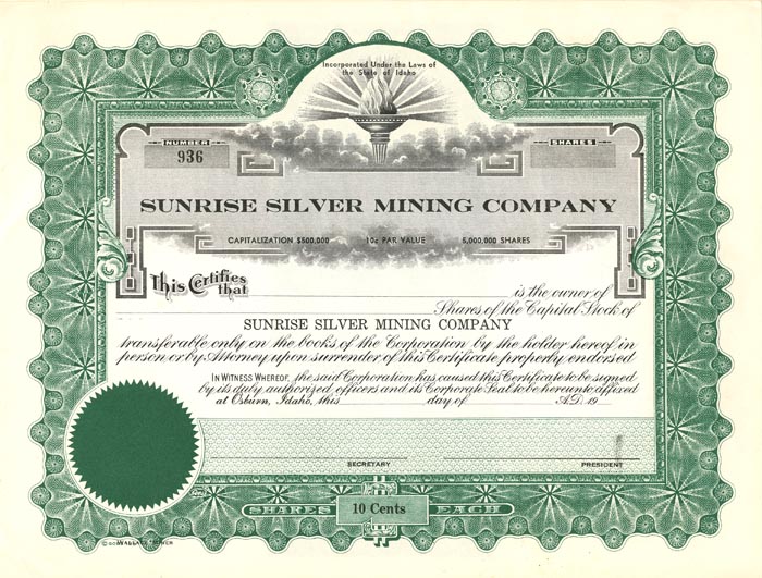 Sunrise Silver Mining Co.